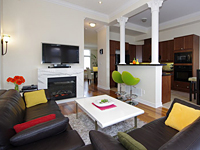 Condominium for Sale in Mississauga (Kitchen and Family Area)